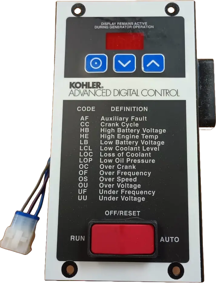 Reparo painel controladora de gerador Kohler 21000